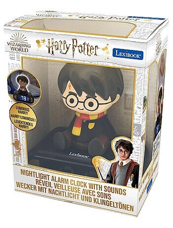 Despertador digital con luz nocturna 3D de Harry Potter y efectos de sonido