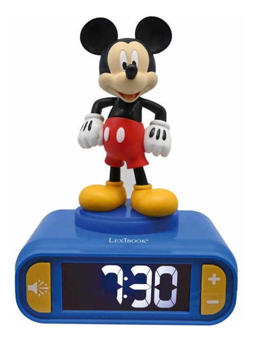 Despertador digital con luz nocturna 3D de Mickey y efectos sonoros - Kiabi