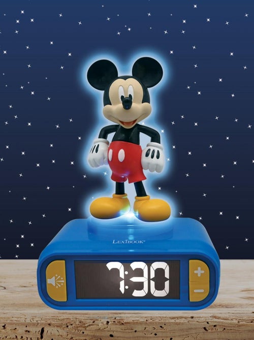Despertador digital con luz nocturna 3D de Mickey y efectos sonoros - Kiabi