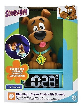 Despertador digital con luz nocturna 3D y efectos de sonido de Scooby Doo