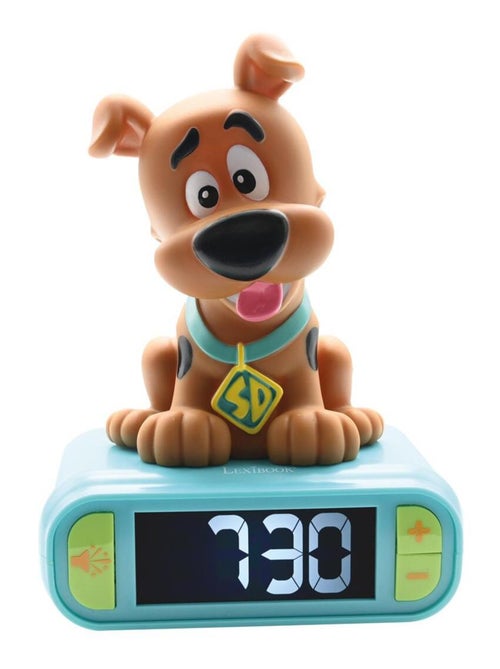 Despertador digital con luz nocturna 3D y efectos de sonido de Scooby Doo - Kiabi