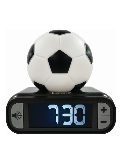 Despertador digital con luz nocturna de fútbol en 3D y efectos sonoros - Kiabi