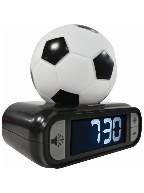 Despertador digital con luz nocturna de fútbol en 3D y efectos sonoros - Kiabi