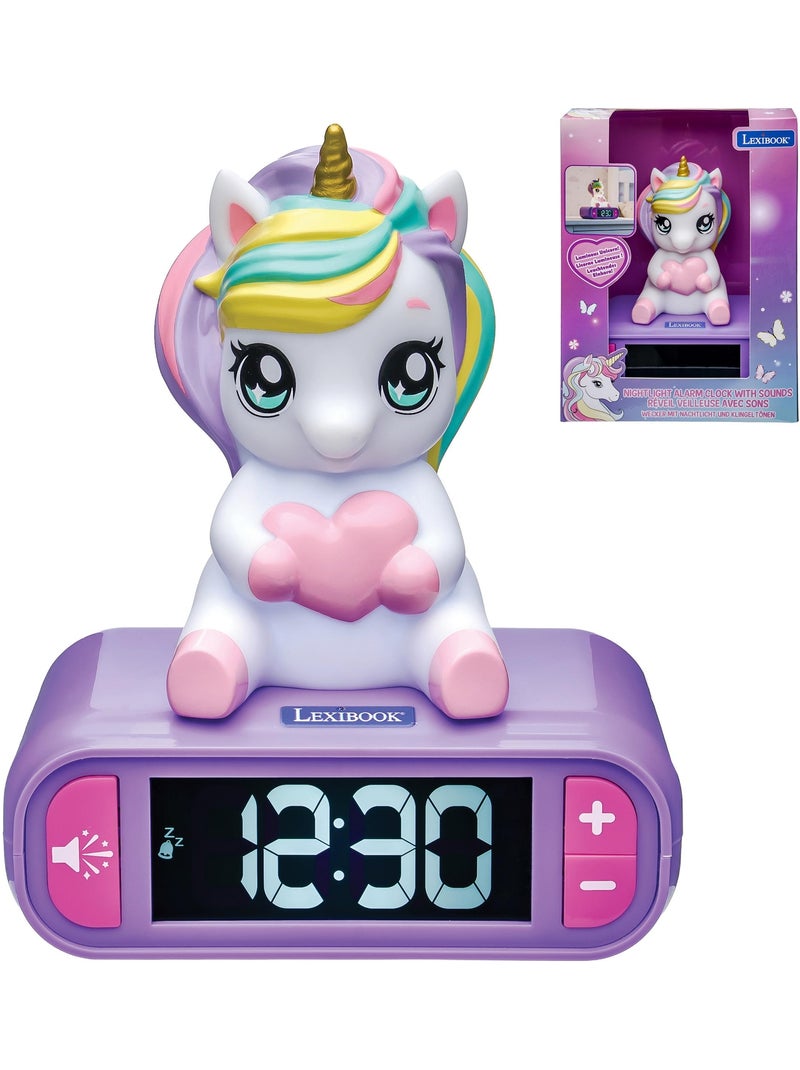 Despertador digital con unicornio 3d y efectos de sonido Multicolor - Kiabi