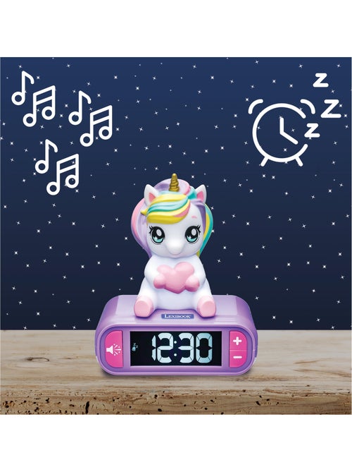 Despertador digital con unicornio 3d y efectos de sonido - Kiabi Despertador digital con unicornio 3d y efectos de sonido - Kiabi