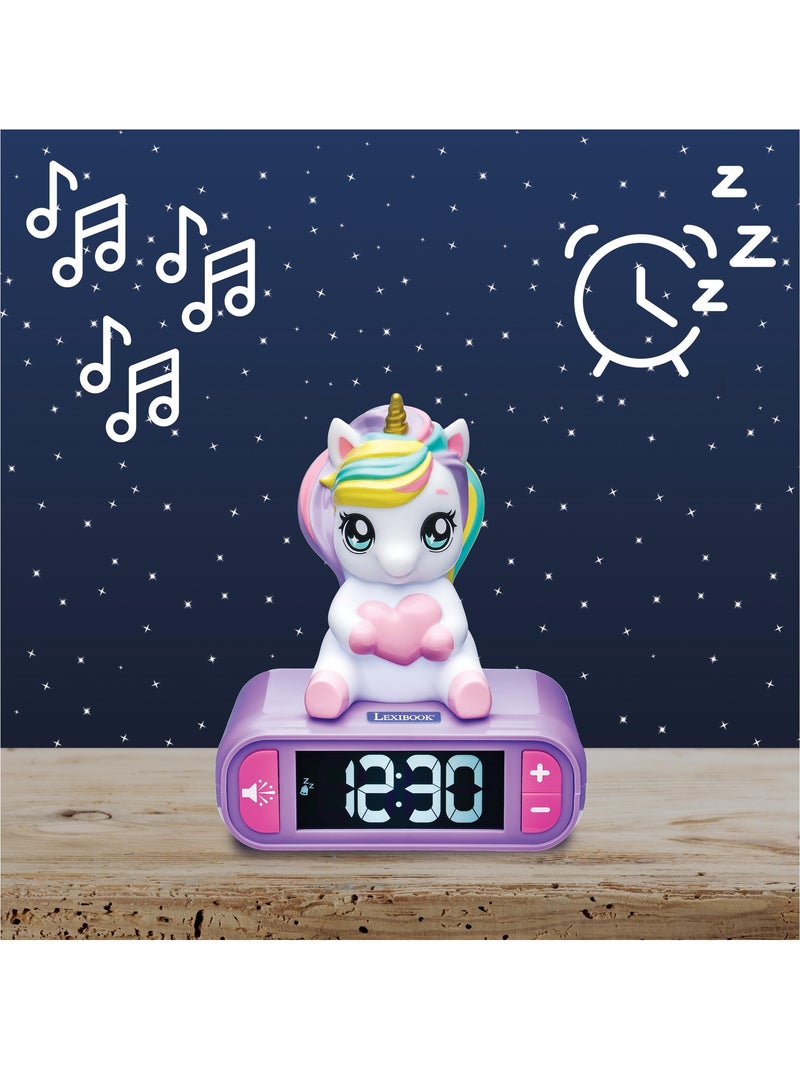 Despertador digital con unicornio 3d y efectos de sonido Multicolor - Kiabi