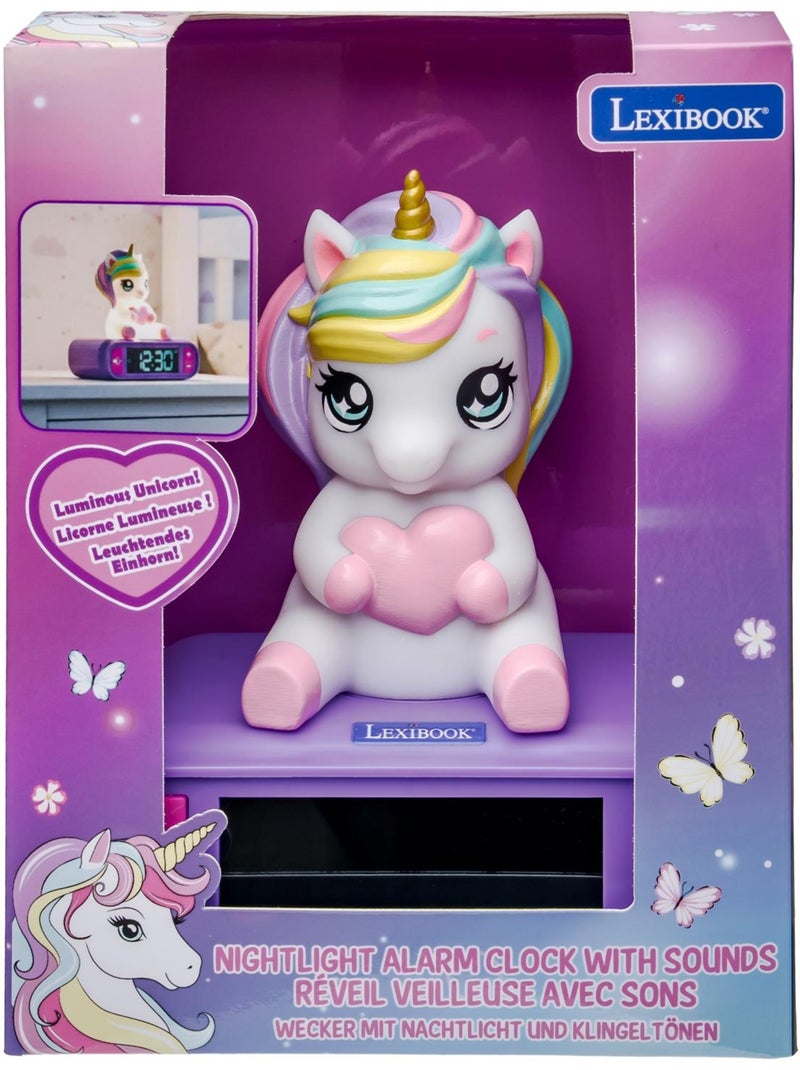 Despertador digital con unicornio 3d y efectos de sonido Multicolor - Kiabi