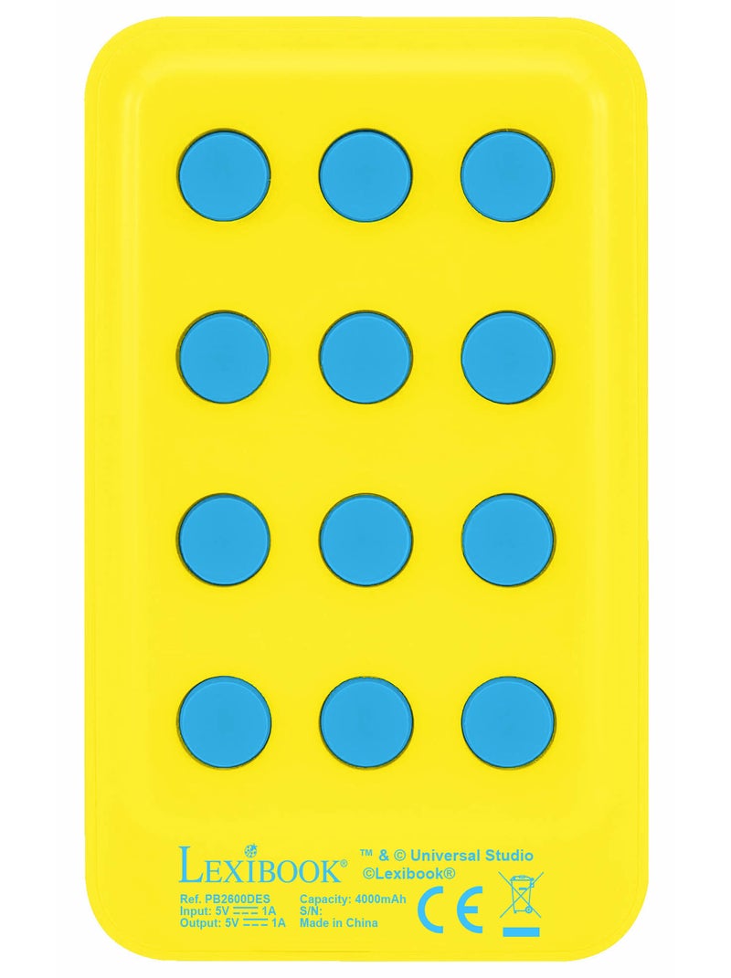 Despicable Me Power Bank 4.000 mAh con ventosas Amarillo - Kiabi