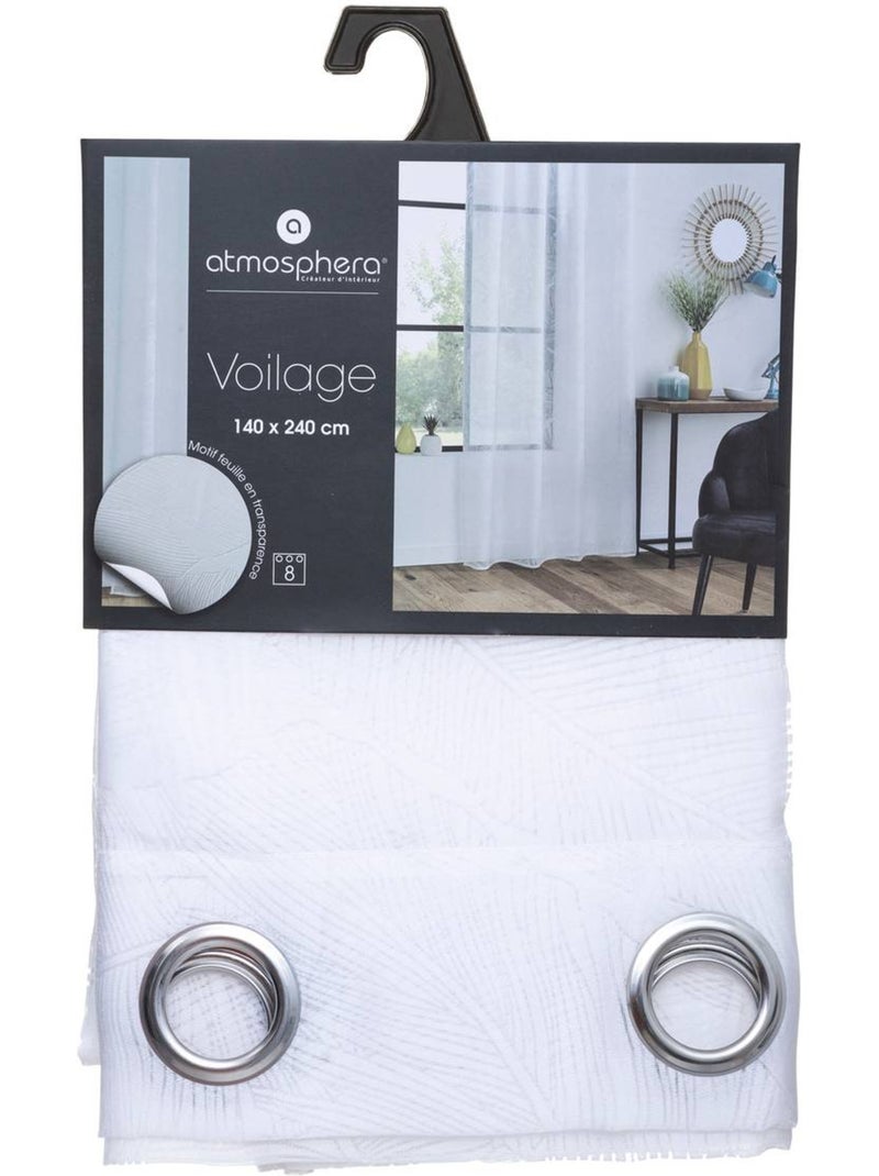 Devo blanco liso 140x240cm Blanco - Kiabi