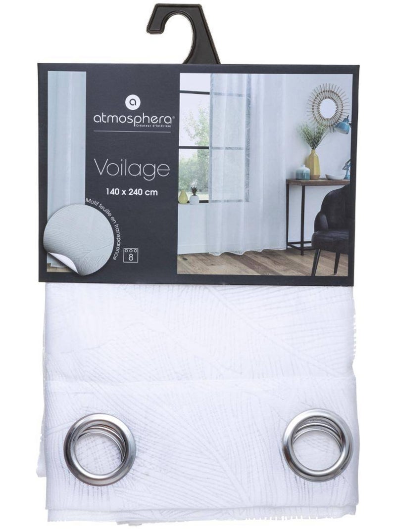 Devo blanco liso 140x240cm Blanco - Kiabi