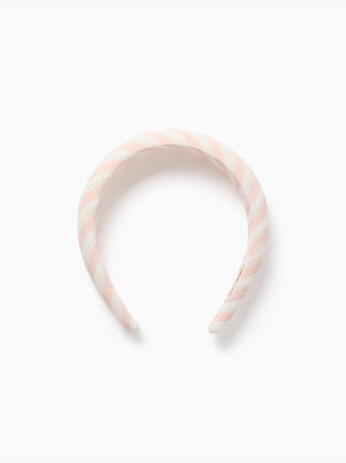 Diadema acolchada a rayas - Kiabi