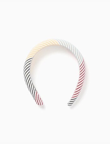 Diadema acolchada a rayas You&Me