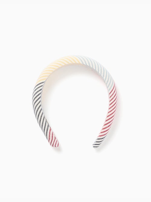Diadema acolchada a rayas You&Me - Kiabi Diadema acolchada a rayas You&Me - Kiabi