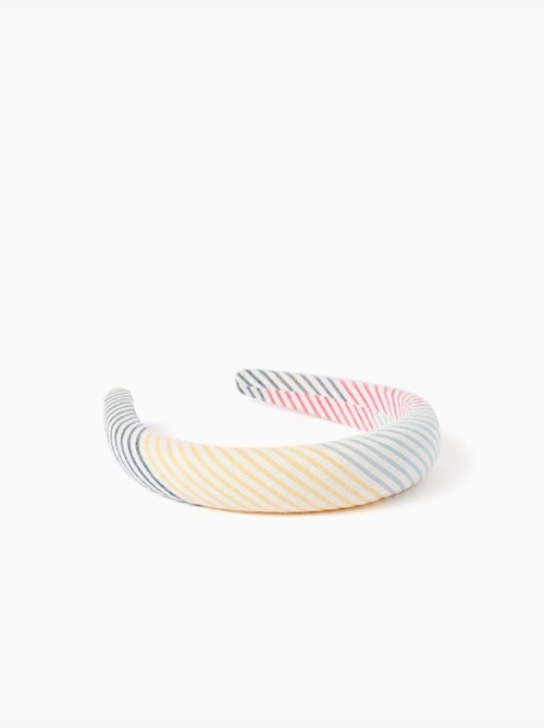 Diadema acolchada a rayas You&Me - Kiabi Diadema acolchada a rayas You&Me - Kiabi