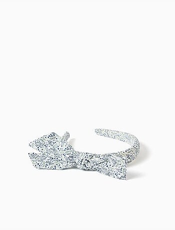 Diadema acolchada con motivo floral y lazo You&Me