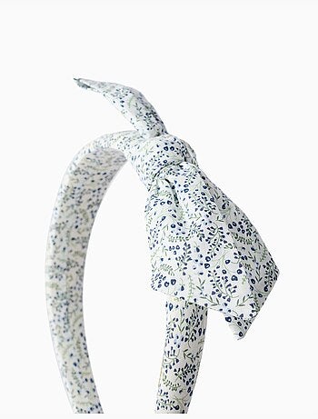 Diadema acolchada con motivo floral y lazo You&Me