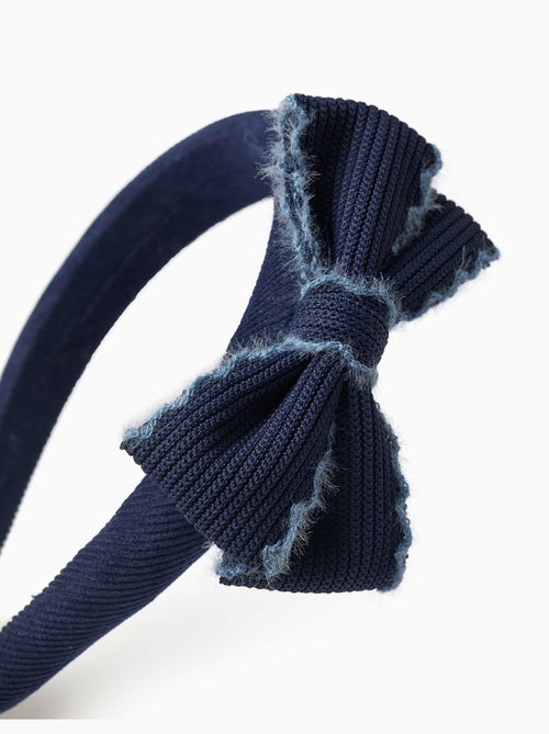 Diadema acolchada de terciopelo con lazo - Kiabi Diadema acolchada de terciopelo con lazo - Kiabi