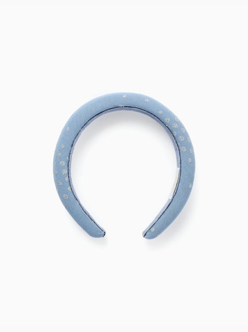 Diadema acolchada de tul con lurex - Kiabi