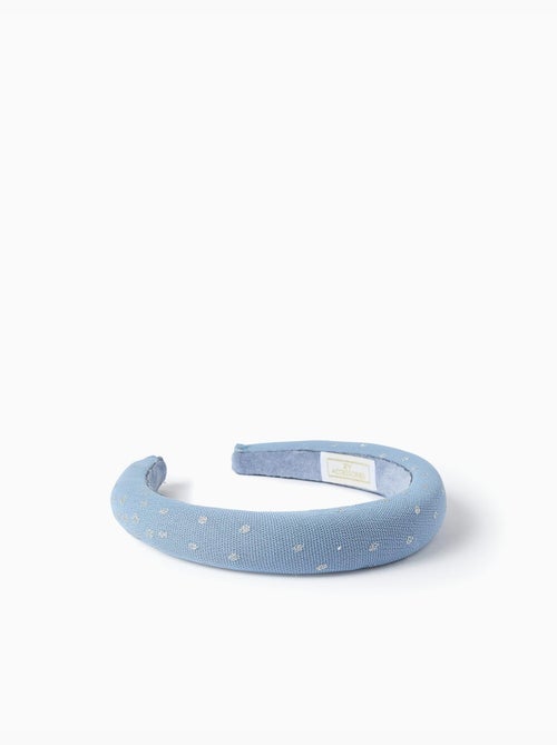 Diadema acolchada de tul con lurex - Kiabi