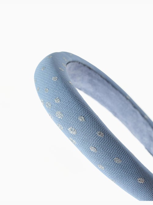 Diadema acolchada de tul con lurex - Kiabi