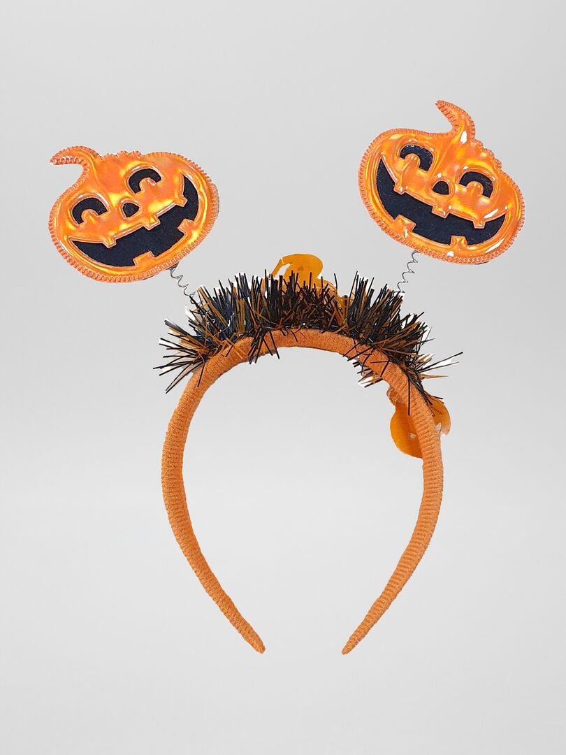Diadema De Calabazas Naranjas Para Halloween