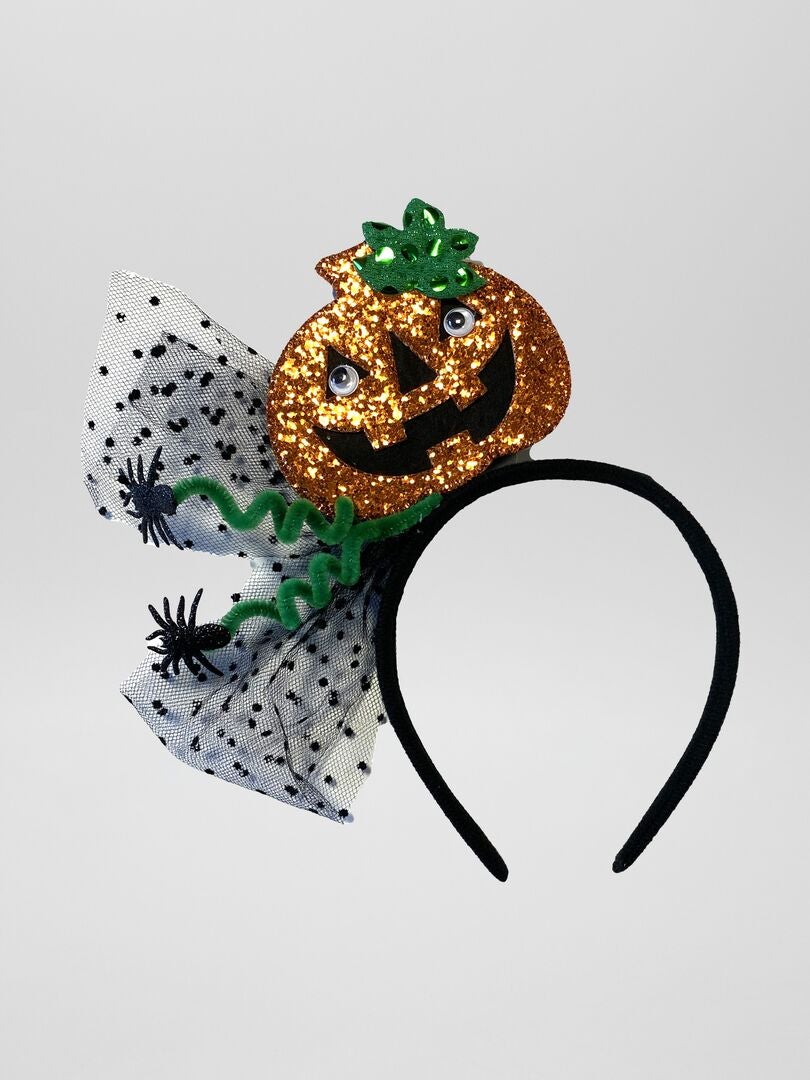 Diadema De Calabazas Naranjas Para Halloween