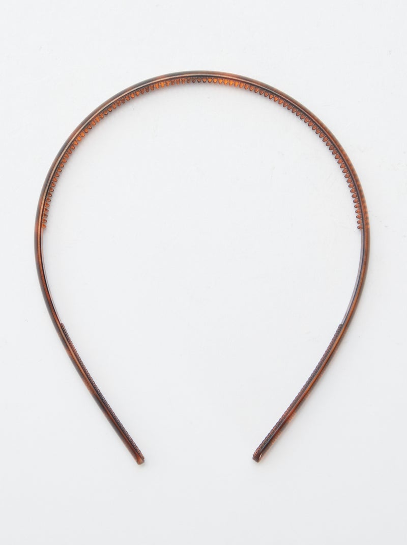 Diadema clásica Marron - Kiabi