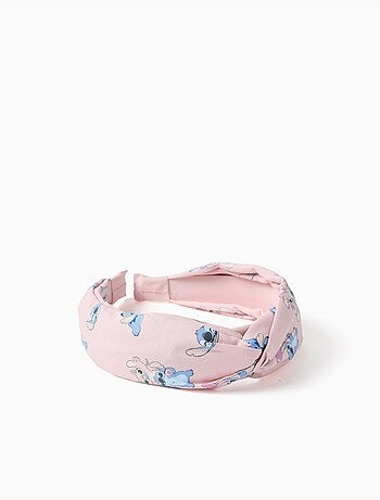 Diadema con estampado de Stitch y Angel