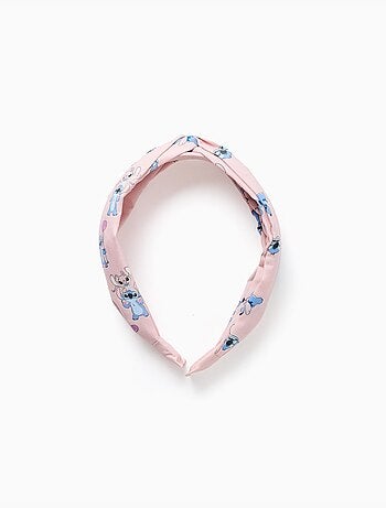 Diadema con estampado de Stitch y Angel