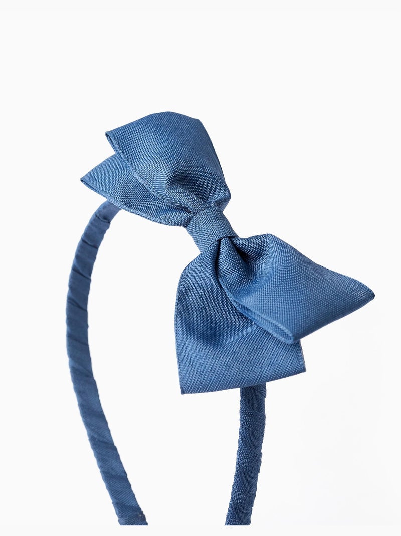 Diadema con lazo en la parte superior Azul Azul - Kiabi