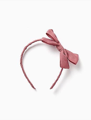 Diadema con lazo en la parte superior