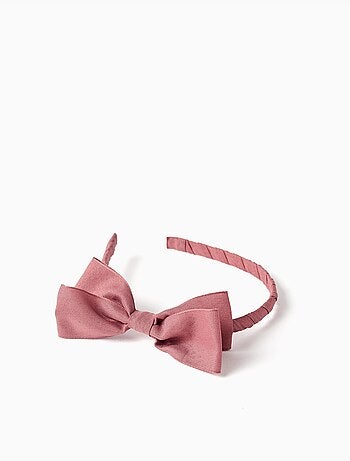 Diadema con lazo en la parte superior