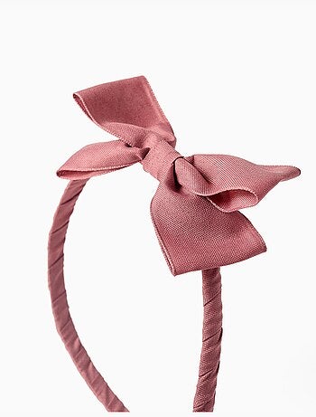 Diadema con lazo en la parte superior