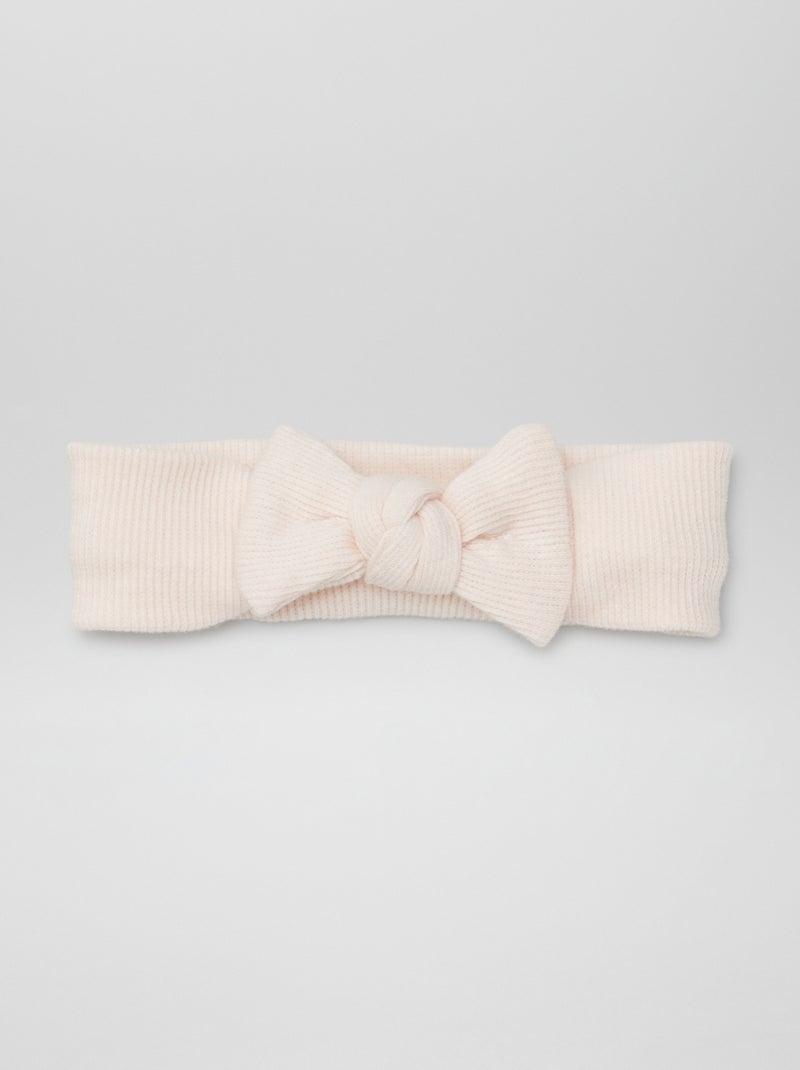 Diadema con lazo ROSA - Kiabi