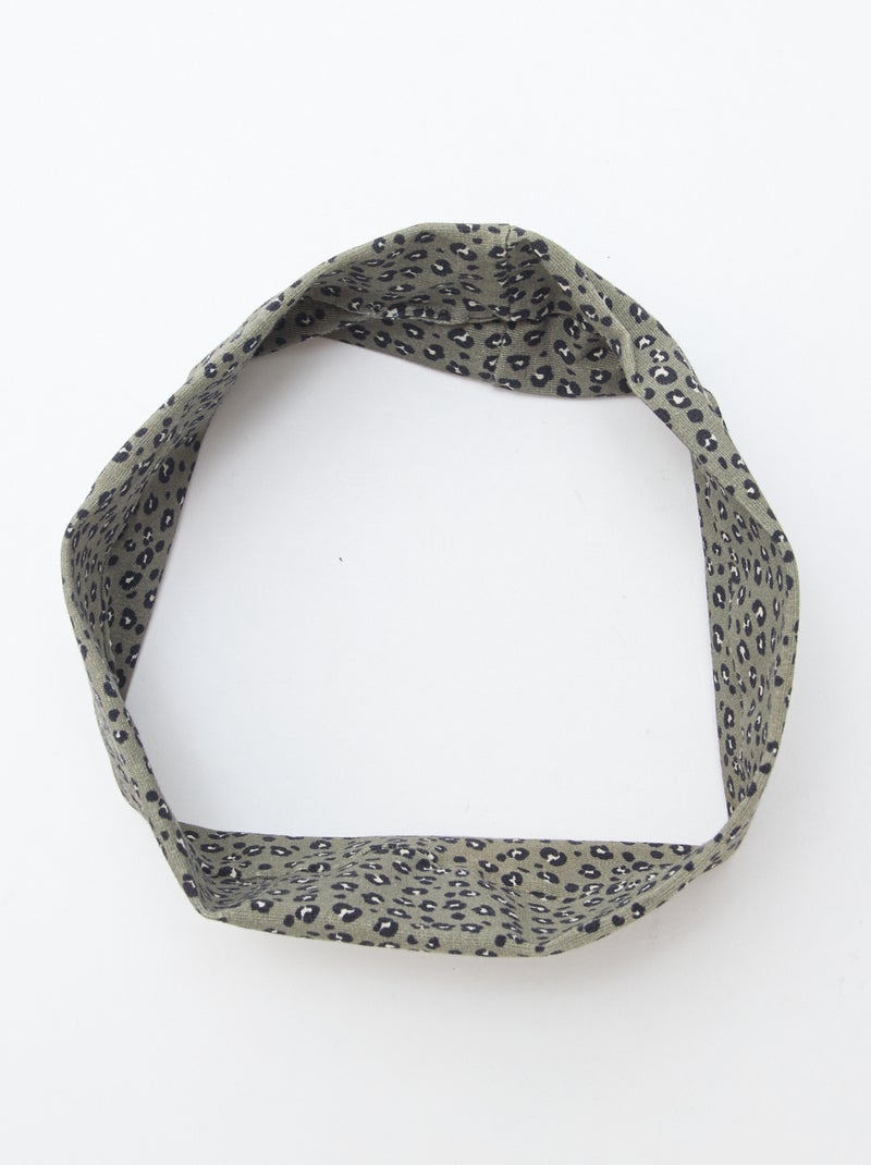 Diadema con motivo Kaki - Kiabi