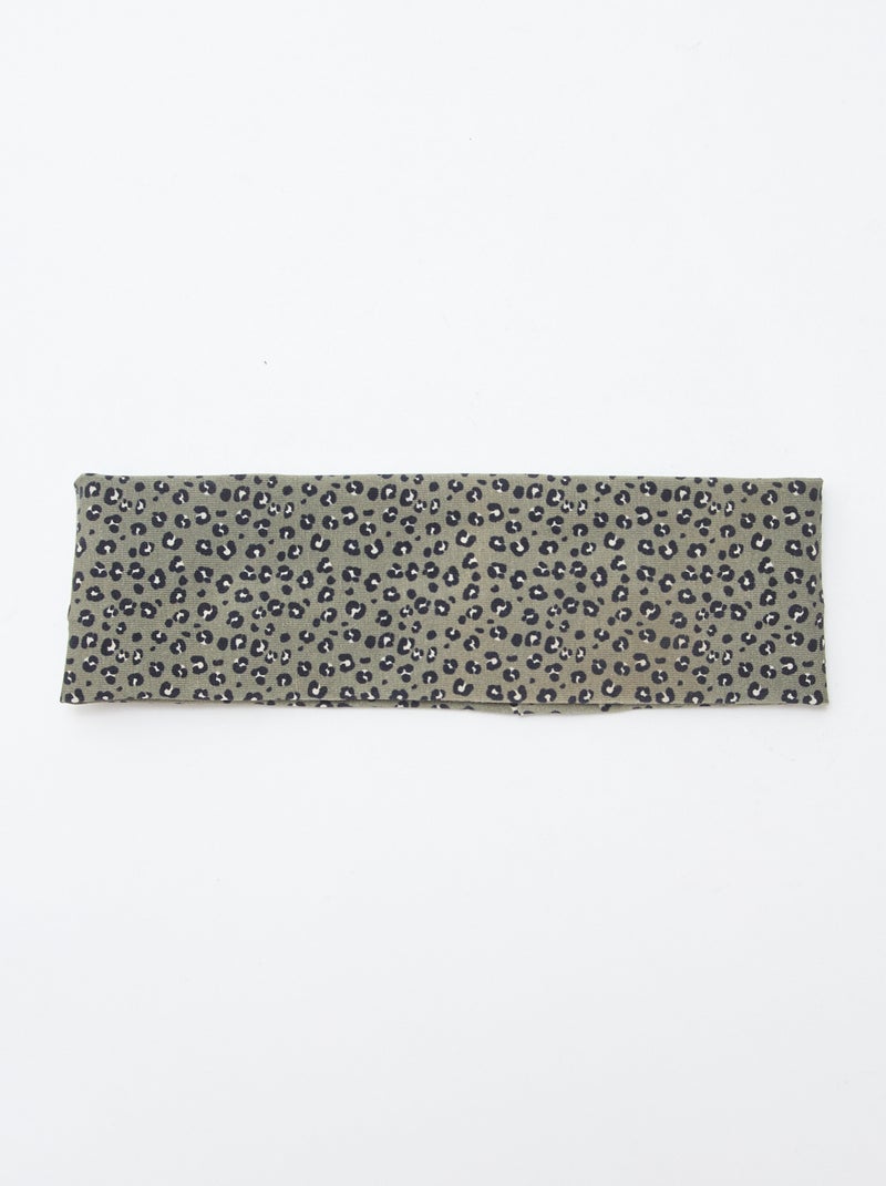 Diadema con motivo Kaki - Kiabi