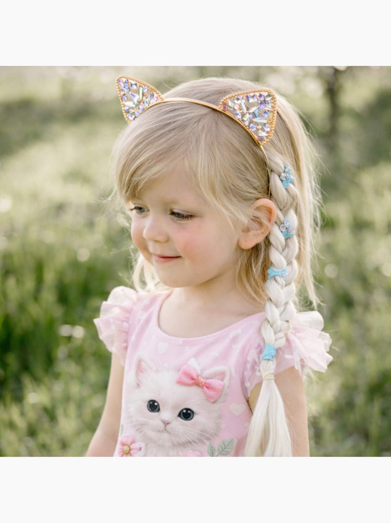 Diadema con orejas de gato para disfraz de princesa | Great Pretenders Amarillo - Kiabi