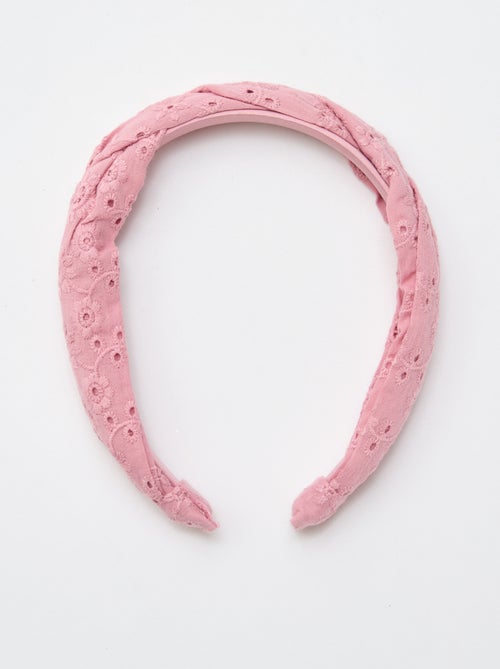 Diadema de bordado inglés - Kiabi