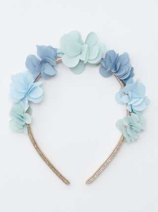Diadema de flores fiesta