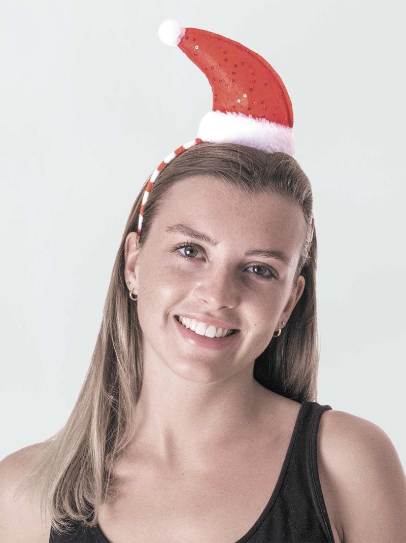 Diadema de 'gorro de Navidad' ROJO - Kiabi