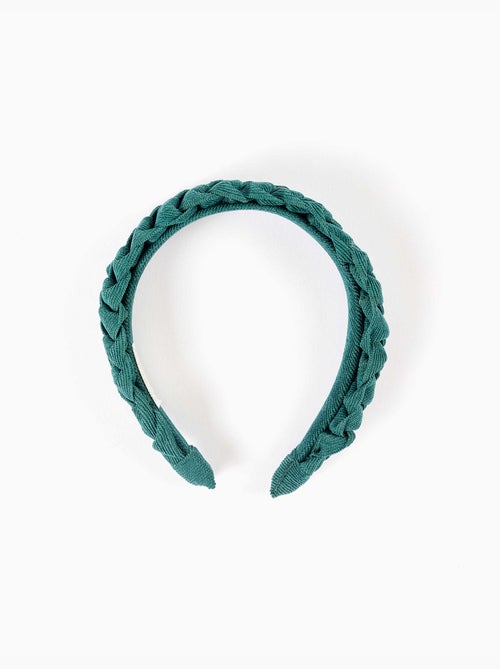 Diadema de pana trenzada - Kiabi