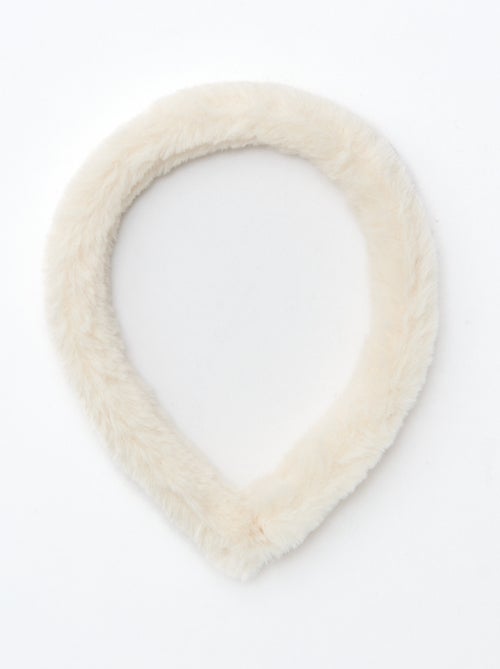 Diadema de punto peluche - Kiabi