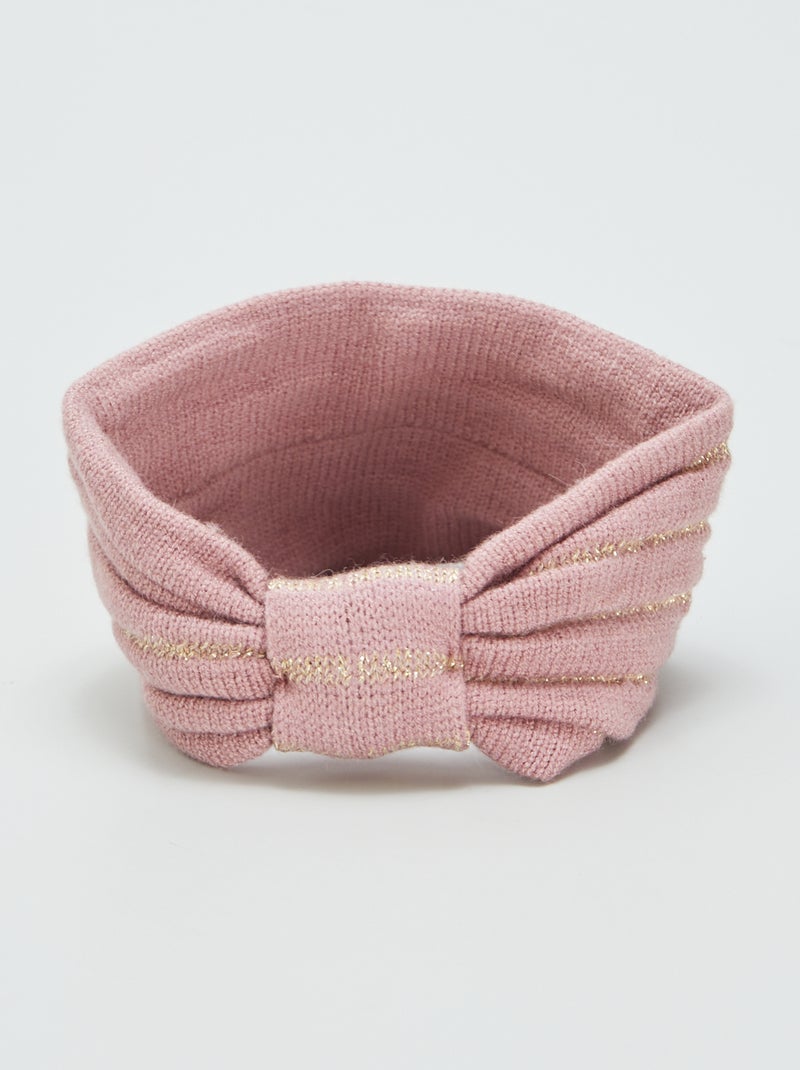 Diadema de punto ROSA - Kiabi
