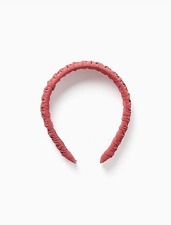 Diadema de tela trenzada
