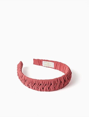 Diadema de tela trenzada