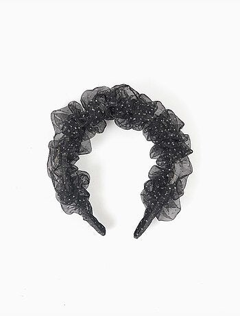 Diadema de tul con estrellas y lunas