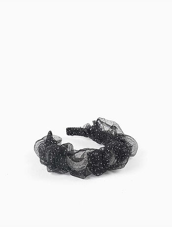 Diadema de tul con estrellas y lunas