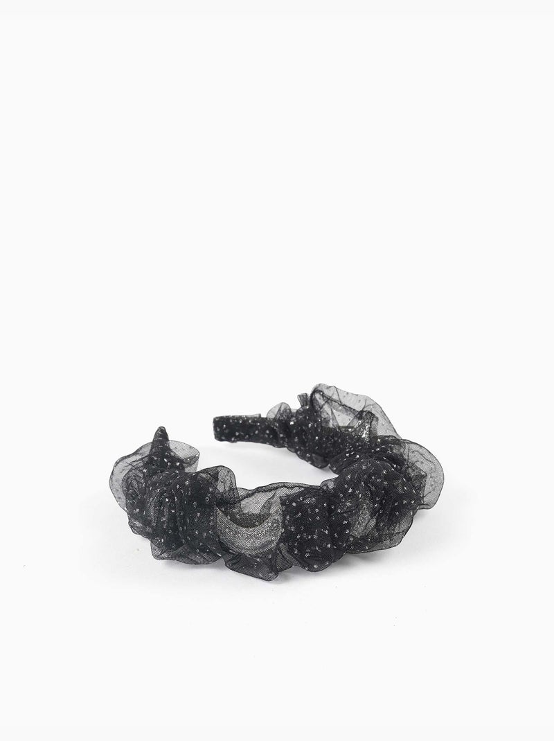 Diadema de tul con estrellas y lunas Negro Negro - Kiabi