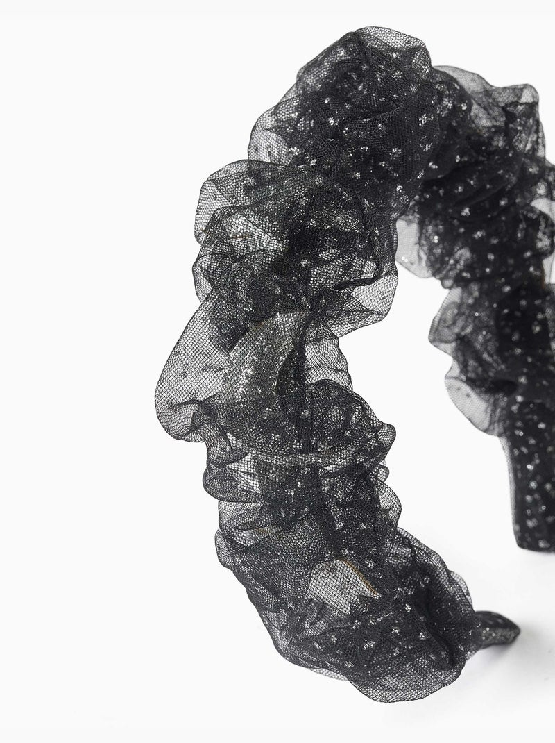 Diadema de tul con estrellas y lunas Negro Negro - Kiabi