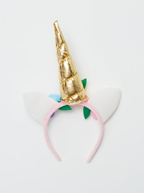 Diadema de unicornio con flores - Kiabi Diadema de unicornio con flores - Kiabi